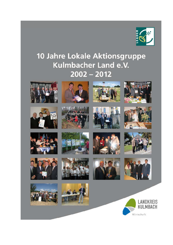 Titelseite 10 Jahre LAG Kulmbacher Land e.V.