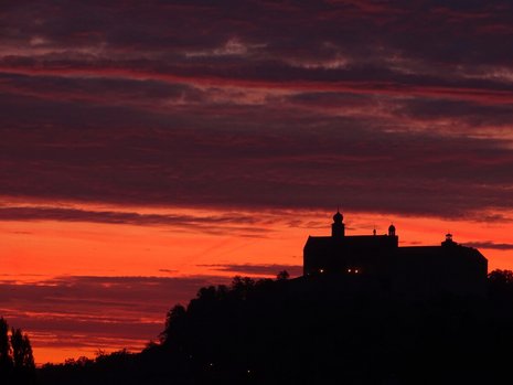 Plassenburg im Morgenrot, 23.09.2019, Joachim Schmitt