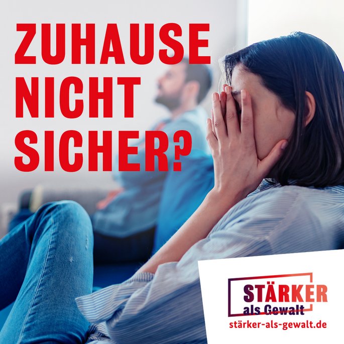 Plakat "Stärker als Gewalt"