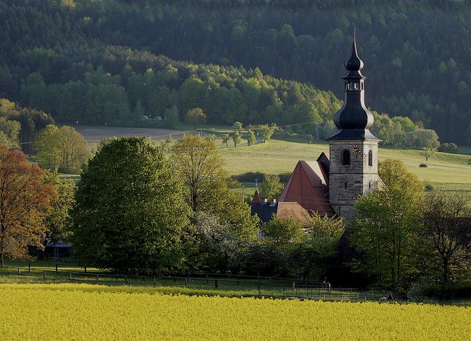 Blick auf den Thurnauer Ortsteil Limmersdorf