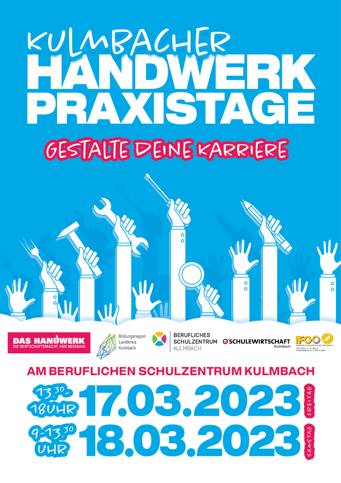  Plakat Kulmbacher Handwerk Praxistage