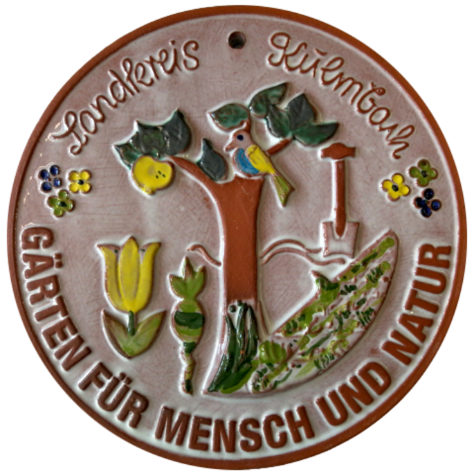 Handbemalte Ehrenkachel