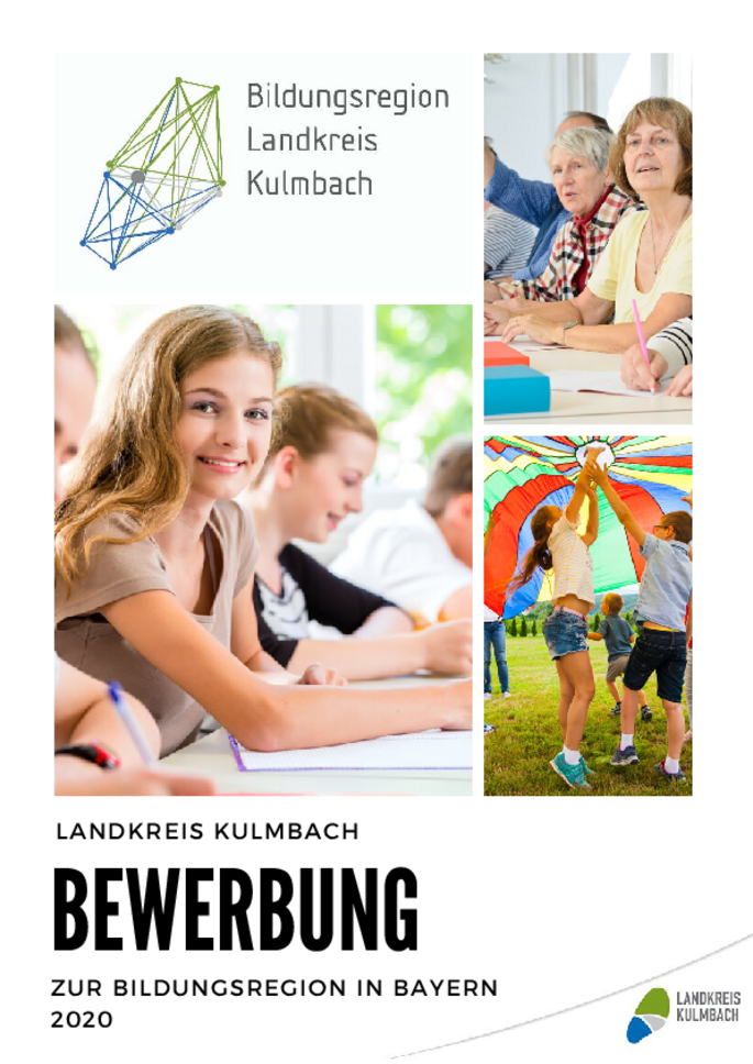 Titelblatt der Bewerbung zur Bildungsregion in Bayern