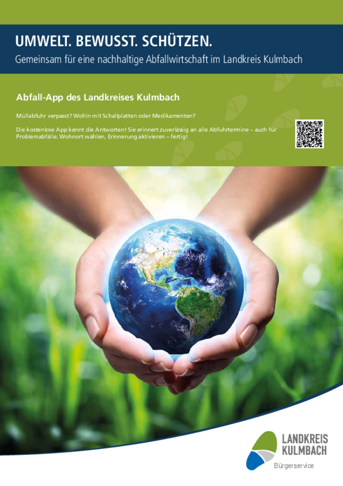 Titelseite Abfallratgeber Landkreis Kulmbach