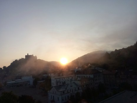 Sonnenaufgang über Kulmbach, 18.10.2021, Lisa Schott