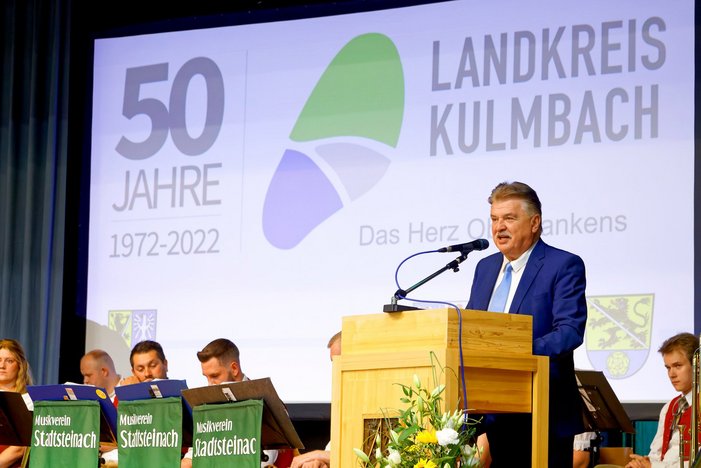 Laudatio durch Landrat Klaus Peter Söllner