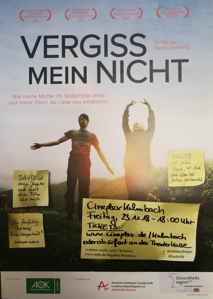 Filmplakat "Vergiss mein nicht"