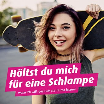 Plakat Aufklärungskampagne Sexuell übertragbare Infektionen