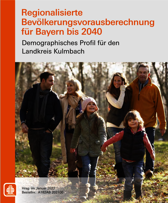 Titelseite Bevölkerungsvorausberechnung Landkreis Kulmbach