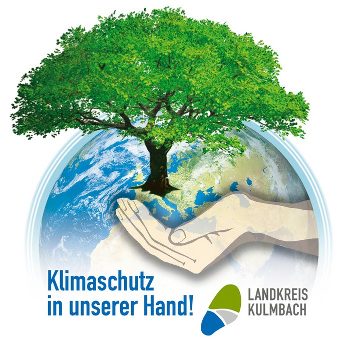 Logo Klimaschutz im Landkreis Kulmbach