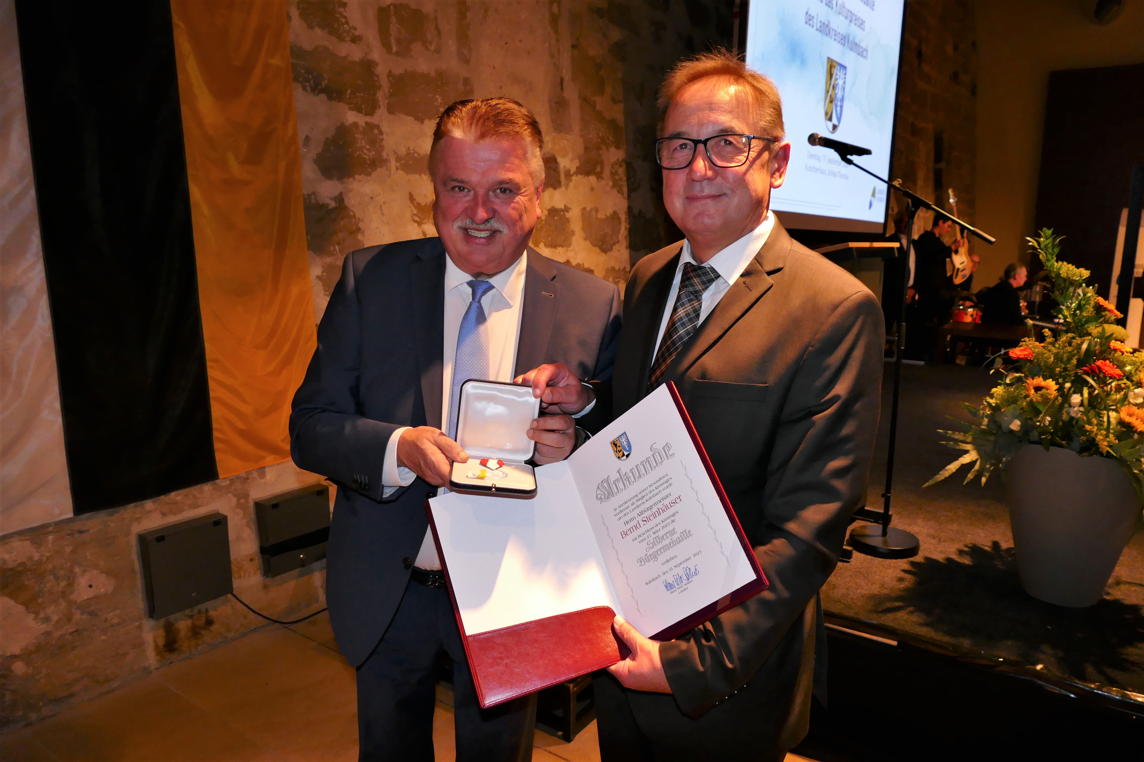 Landrat mit Bernd Steinhäuser