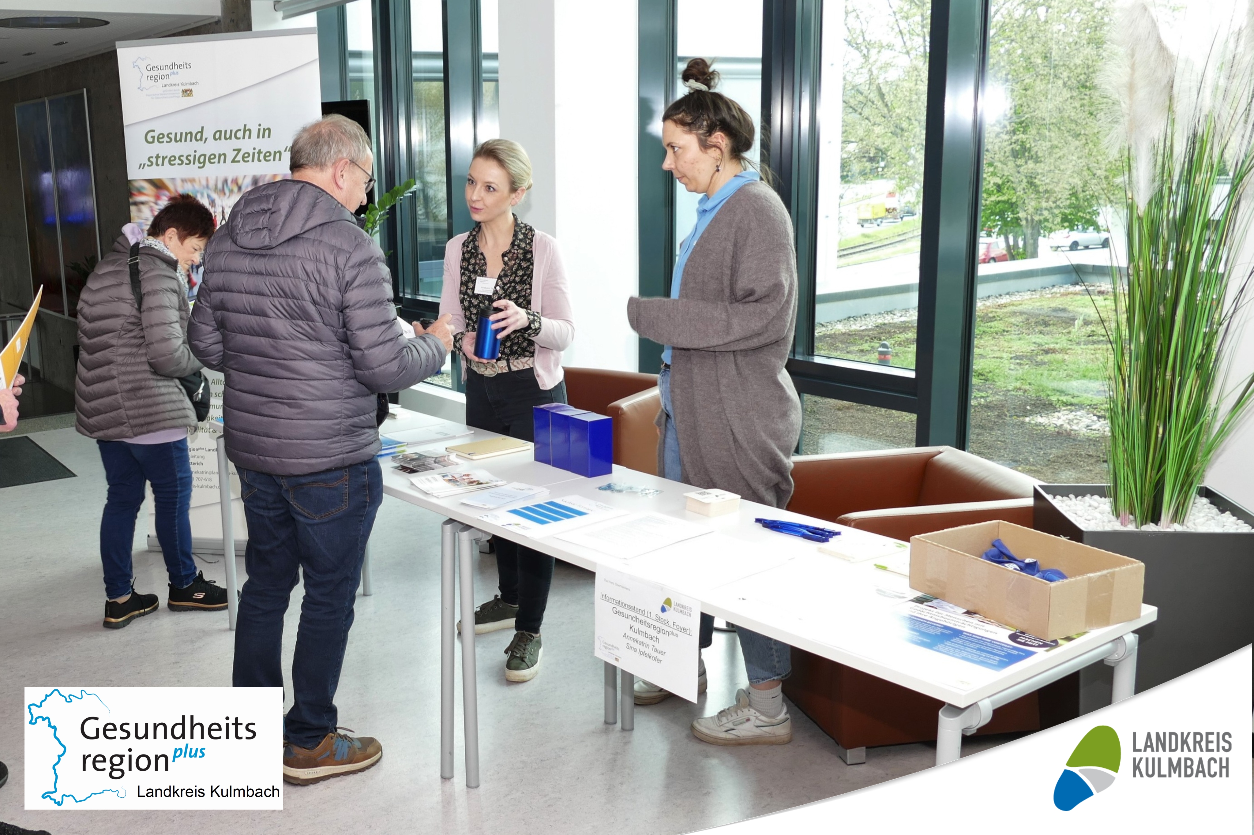 Infostand der Gesundheitsregionplus