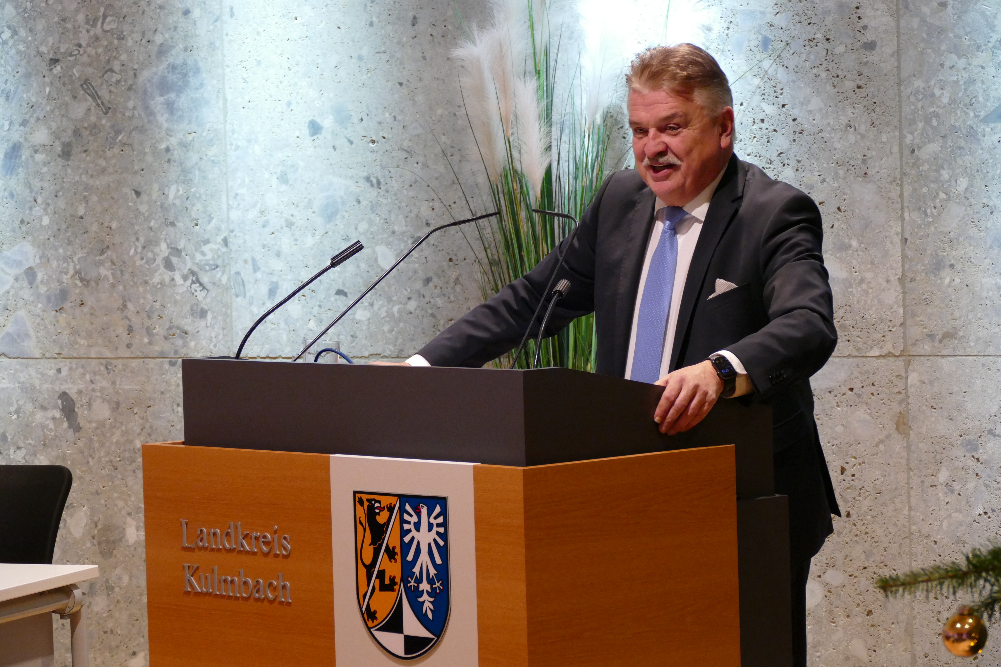 Landrat Söllner am Rednerpult